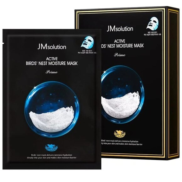 JM Solution Active Bird's Nest Moisture Mask Prime - 1 pack / 10 Sheets - Picture 1 of 8
